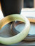 Smoke — Opaque Light Green Jade Stone Bangle