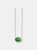 Turtur — Jade Stone Pendant Necklace - Green