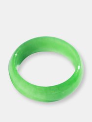 Zz — Imperial Green Jade Ring - Green