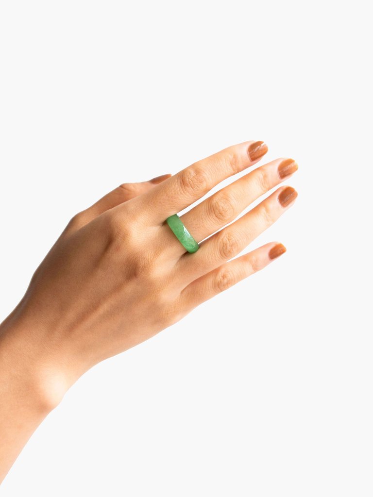 Zz — Imperial Green Jade Ring