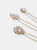 Isabella Hairpin Set of 5 - Gold