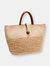 Almeria Natural Large Round Tote Bag - Natural