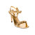 Catena Notte Gold High Heel Sandal