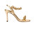 Catena Notte Gold High Heel Sandal - Gold