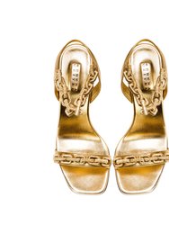 Catena Notte Gold High Heel Sandal