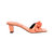 Catena Peach Mid-Heel Sandal - Peach