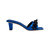 Catena Sapphire Mid-Heel Sandal - Sapphire & Black