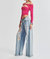 Ollie Wide Leg Jeans In Coastline