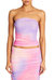 Stratus Top In Sunset Tie Dye - Sunset Tie Dye