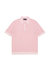 Zane Crochet Polo In Pink/white