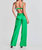 Zarri Silk Pant In Kelly Green