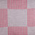 Squared Patch Houndstooth Candy Pink And Pearl Grey Cushion