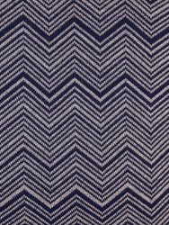 ZigZag Dark Navy And Space Grey Cushion