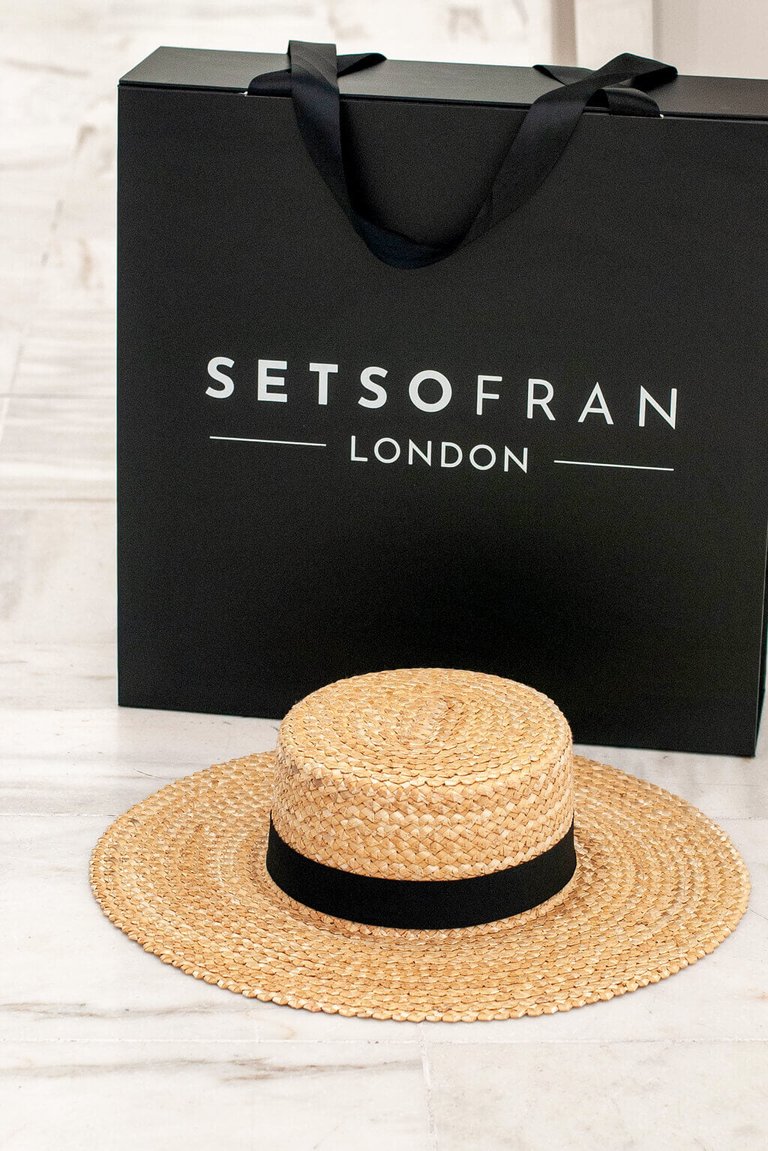 Classic Straw Hat - Natural Straw