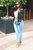 High Waist Shape Skinny Jeans Distressed