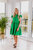 Poplin Dress - Green