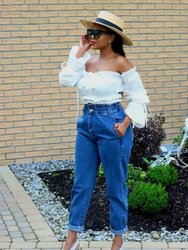 Ruffle Crop Top