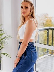 White Corset Top