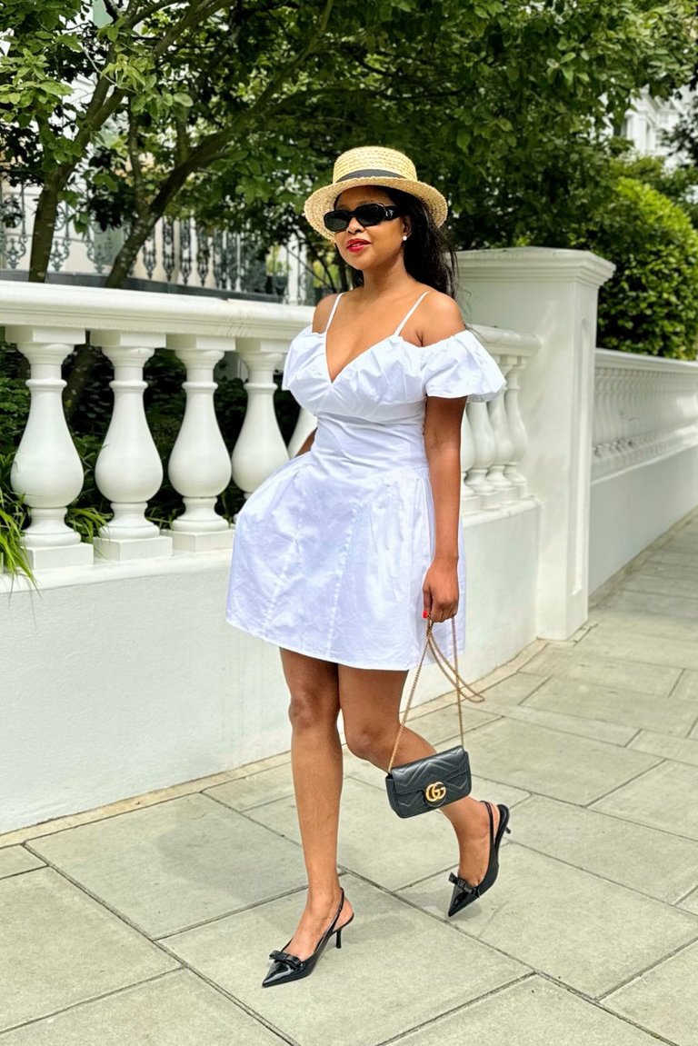 White Poplin Dress