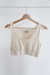 Towel Boy Bra Top - Vintage White