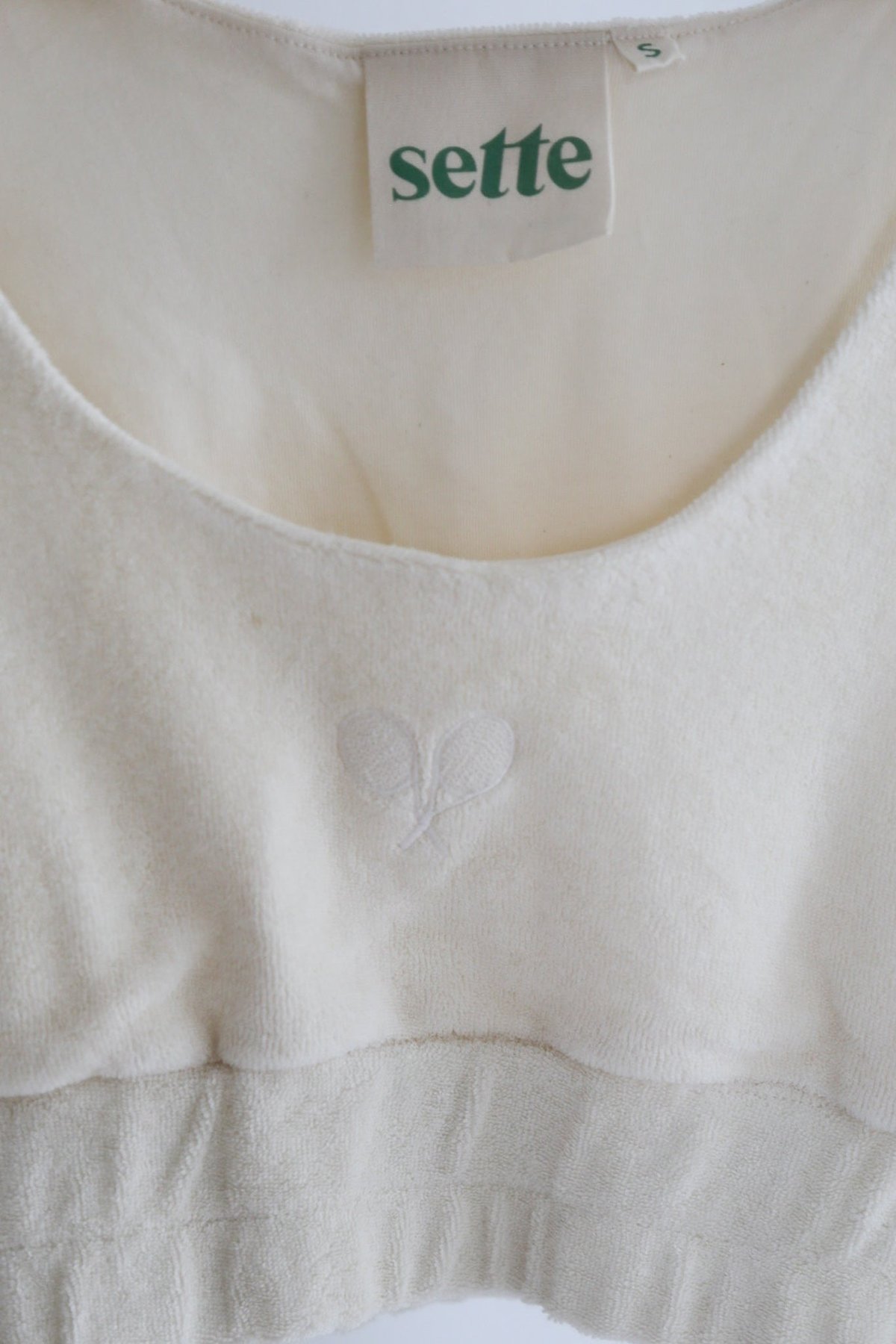 Towel Boy Bra Top - Vintage White – sette