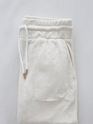 Towel Boy Jogger - Vintage White