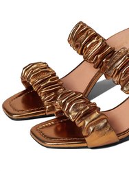 Leeward Sandal In Gold Metallic - Gold Metallic