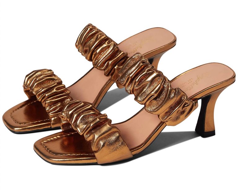 Leeward Sandal In Gold Metallic - Gold Metallic