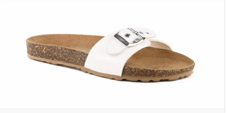 Speechless Sandal - White