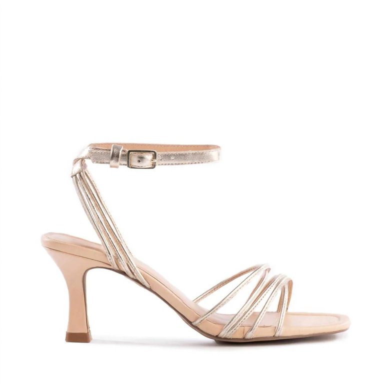 Starboard Heels - Gold/Vachetta