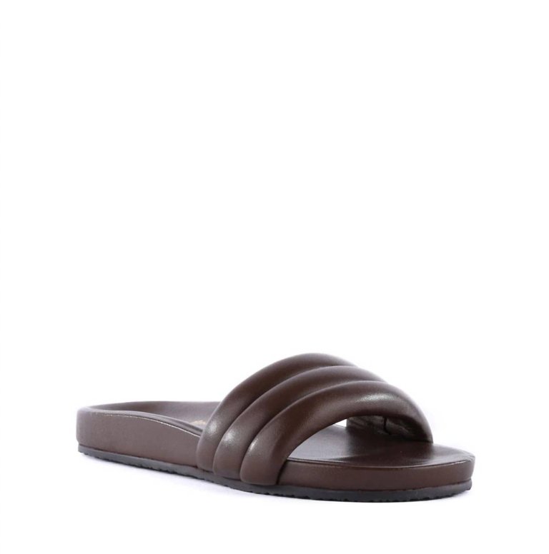 Women Low Key Sandal In Brown - Brown