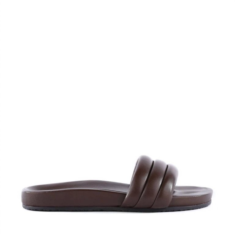 Women Low Key Sandal In Brown