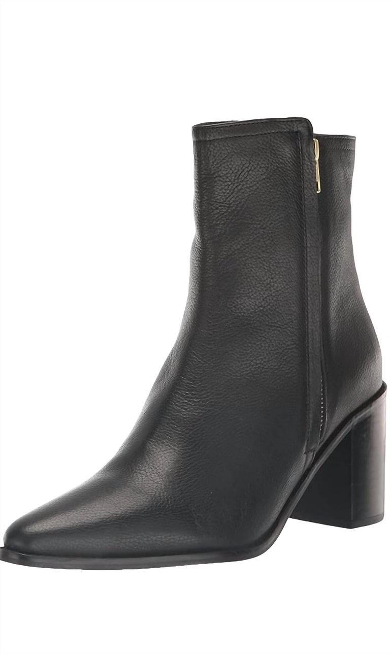 Women's Side Zip Boot In Black - Black