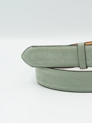 32mm Classic Beveled Edge Belt - Ash Blue