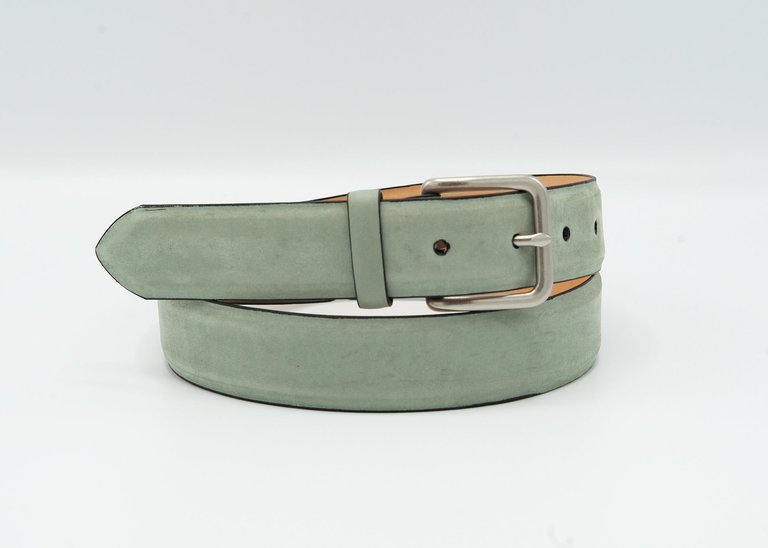 32mm Classic Beveled Edge Belt - Ash Blue