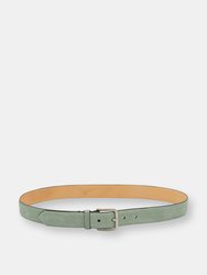 32mm Classic Beveled Edge Belt - Ash Blue - Ash Blue