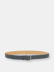 32mm Classic Beveled Edge Belt - Shark Grey