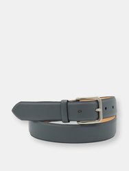 32mm Classic Beveled Edge Belt - Shark Grey - Shark Grey