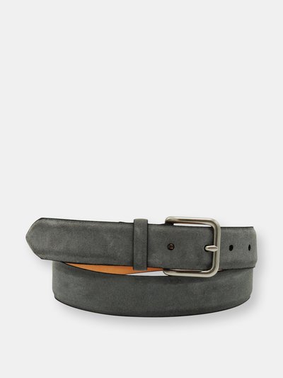 SFALCI 32mm Classic Italian Calf Suede Belt - Cement Grey product