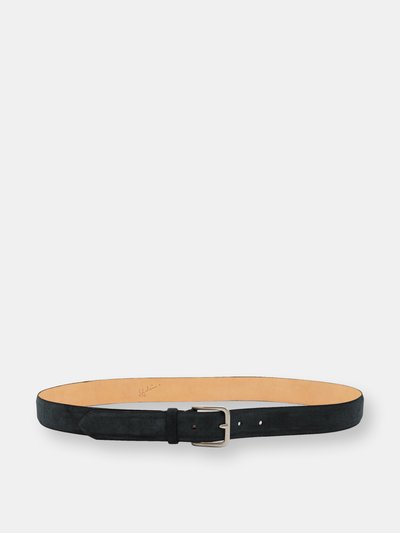 SFALCI 32mm Classic Italian Calf Suede Belt - Dark Avocado product