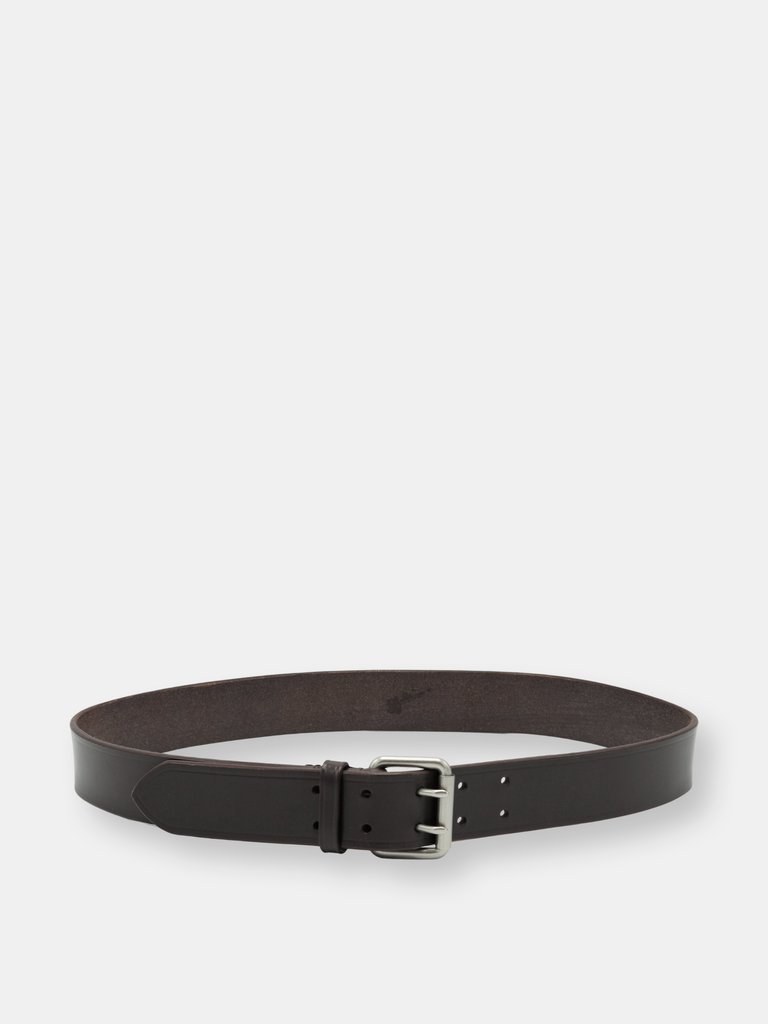 35mm Bruno Belt - Dark Brown, English Bridle Leather - Dark Brown