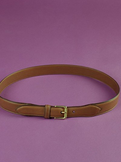 SFALCI Amie 26mm Tapered Bow Belt - Golden Tan French Calf product