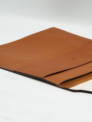 Carpeta Portfolio Sleeve With Pocket - Classic Tan