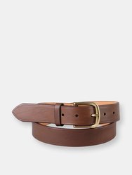 Montgomery 32mm - Brown - Italian Leather Casual Men's Belt - Brown