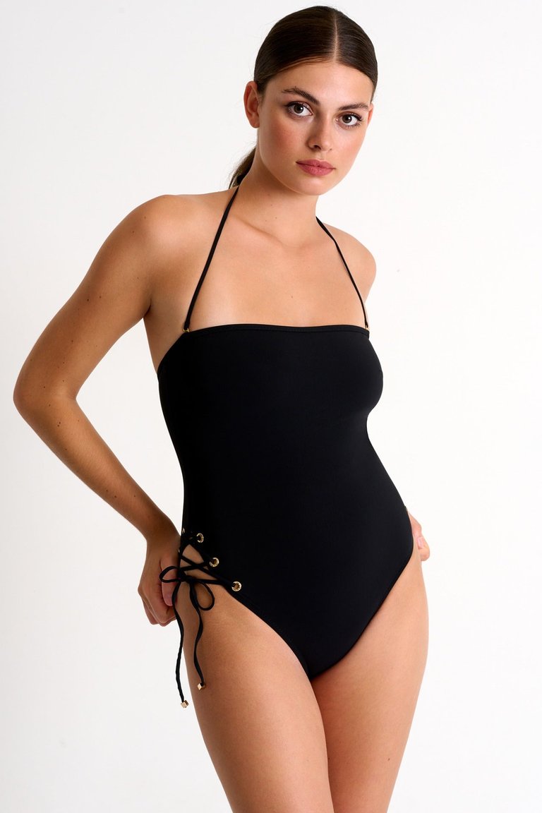 Bandeau One-Piece - 42360-09-800 - 800 Caviar