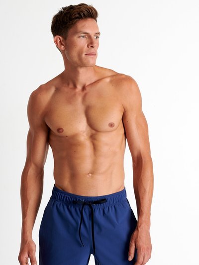SHAN Classic Fit, Stretch And Quick Dry Swim Trunks - Denim product