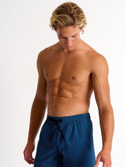SHAN Classic Fit, Stretch And Quick Dry Swim Trunks - Shan Logo product
