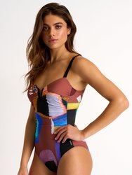 Elegant And Sophisticated One-Piece - Sunny