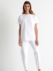 Fashion Track Pants - White