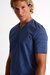 High Performance V-Neck T-Shirt - Navy Print